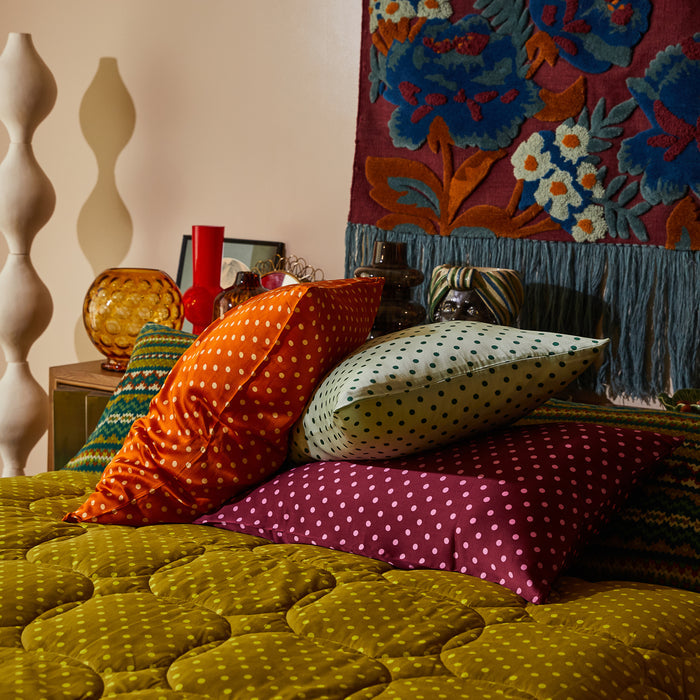 Paige Silk Pillowcase - Jade