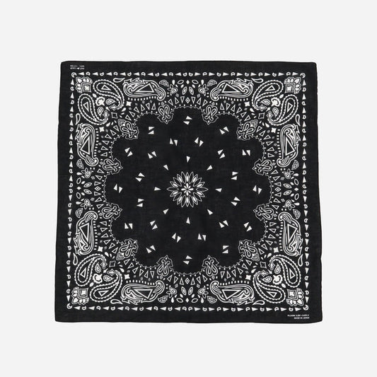 PAISLEY BANDANA - BLACK