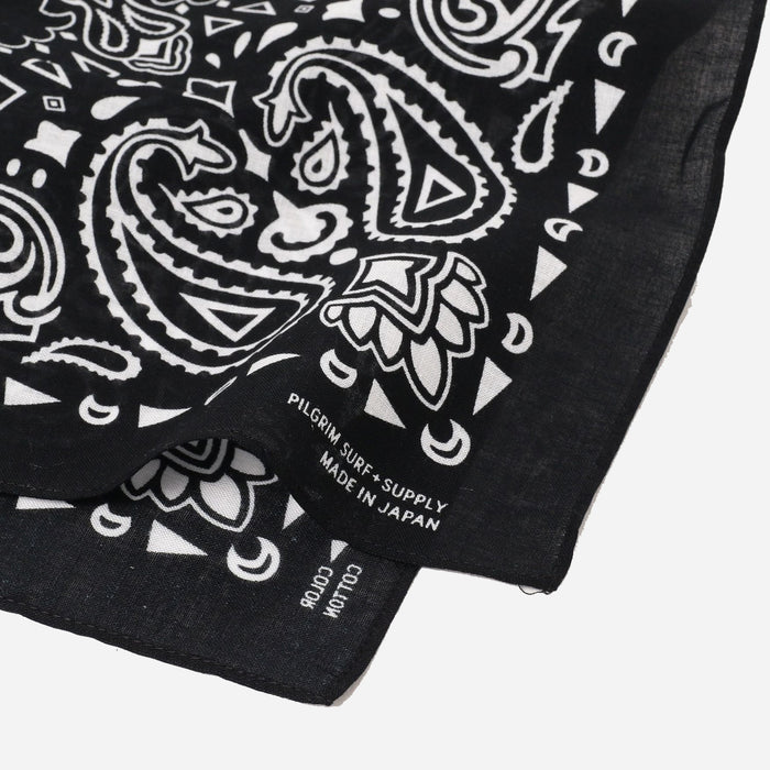 PAISLEY BANDANA - BLACK