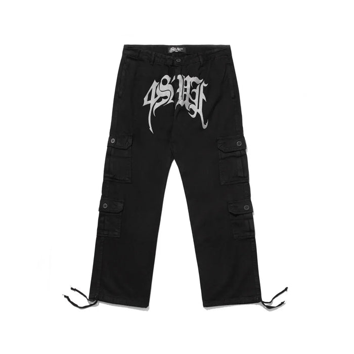 PANTS SARJA 4SUF BLACK - Four Street