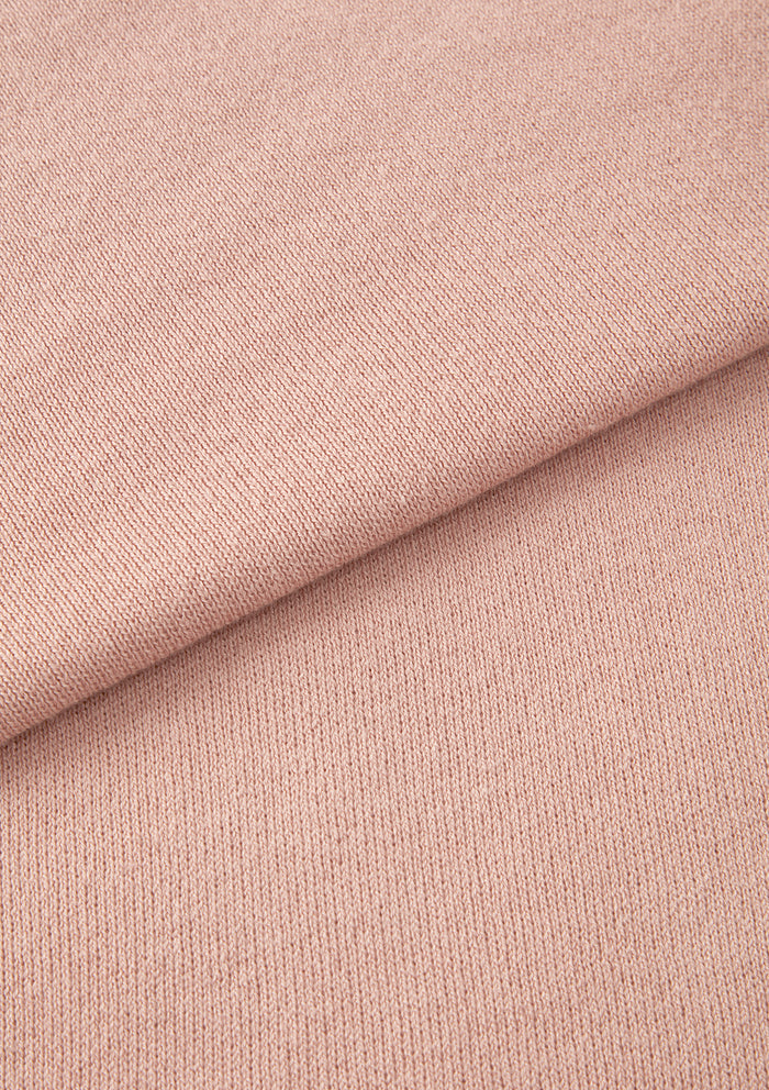 Peach Pink Cotton Knit Polo, Polo Shirt - SIRPLUS