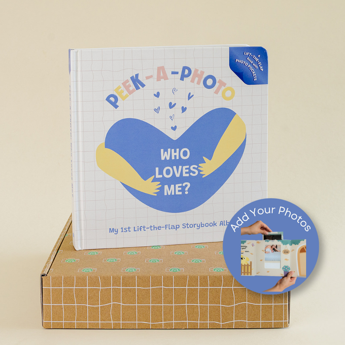 Peek-A-Photo: Who Loves Me? Interactive Photo Albums (ages 0-3) - Wee Bee Baby Boutique