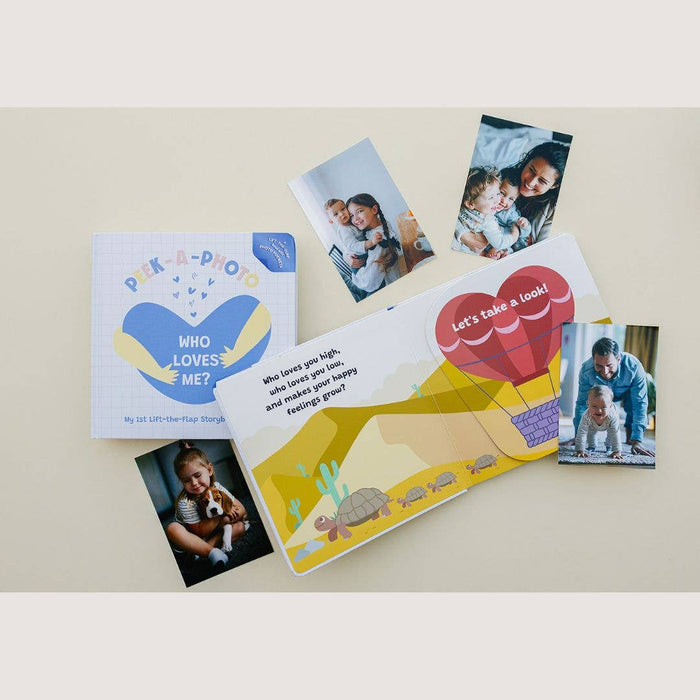 Peek-A-Photo: Who Loves Me? Interactive Photo Albums (ages 0-3) - Wee Bee Baby Boutique