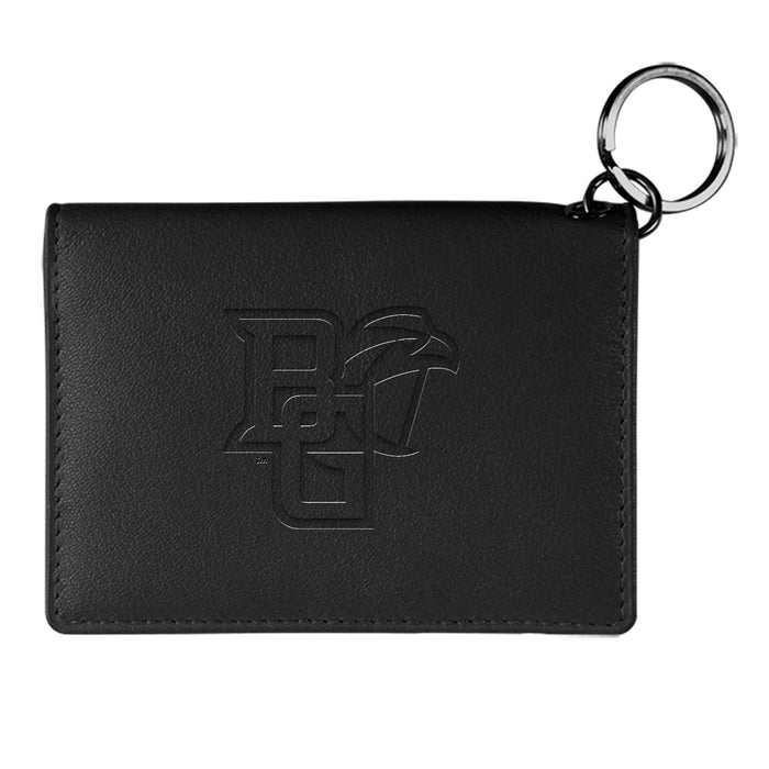 MCM Peekaboo Black Leather Velcro ID Holder