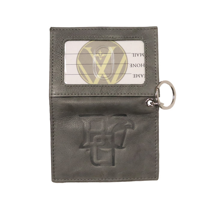 MCM Peekaboo Black Leather Velcro ID Holder