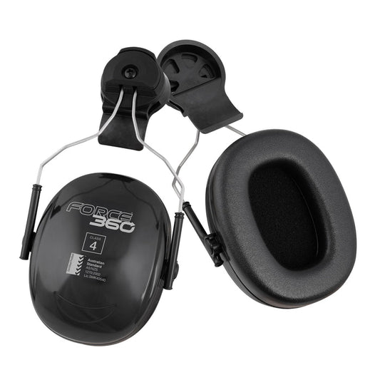Phase² Cap Attachable Earmuffs - Black HFPR949