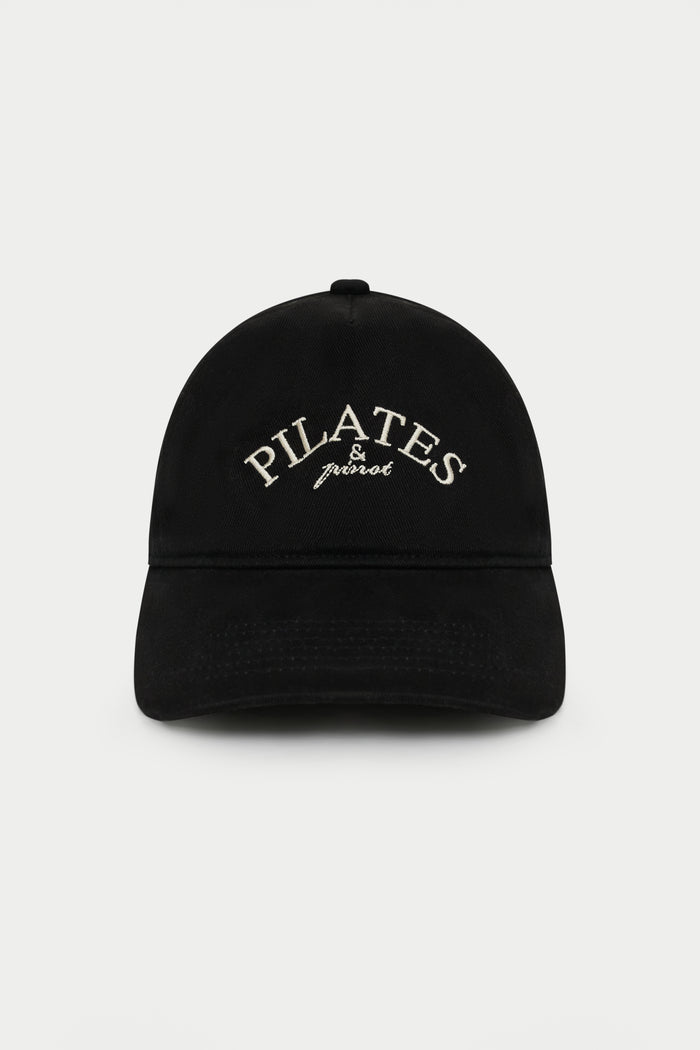 PILATES & PINOT CAP - BLACK