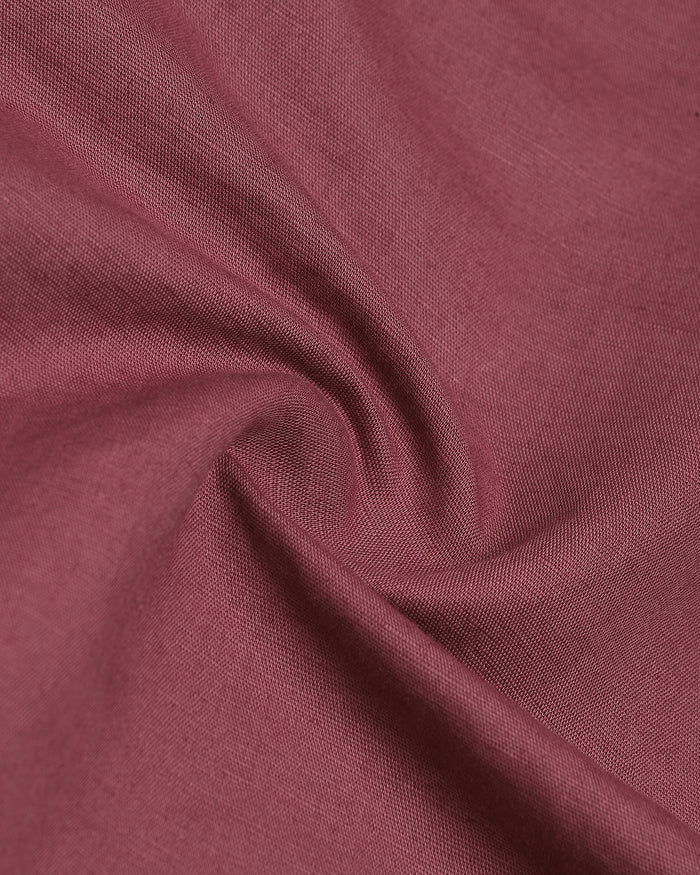 Pink Linen Solid Shirt - Cleo