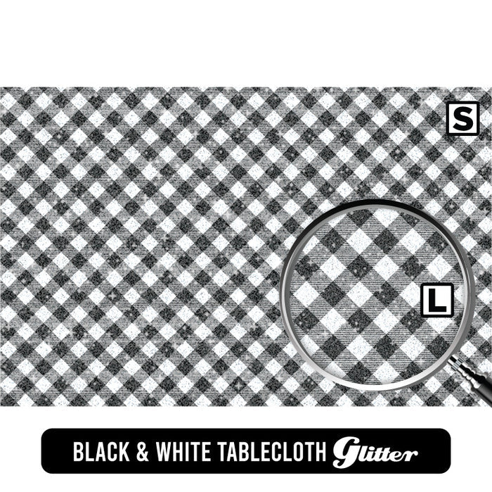 Black and White Tablecloth