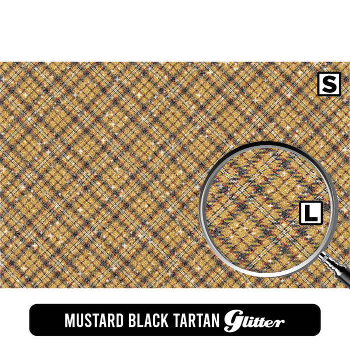 Mustard Black Tartan
