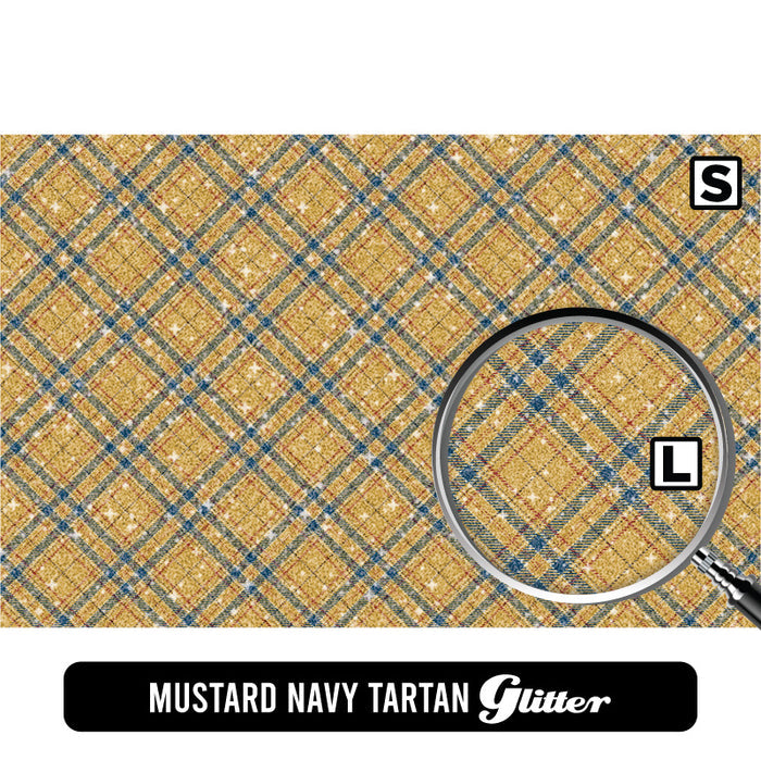 Mustard Navy Tartan