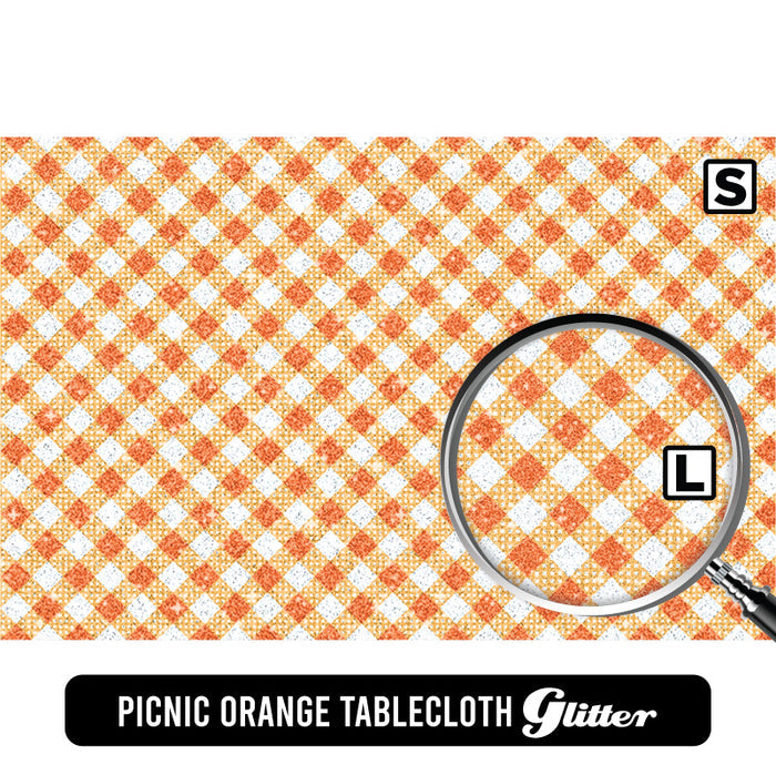 Picnic Orange Tablecloth