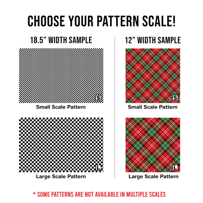 Plaid Checker Box Glitter Pattern