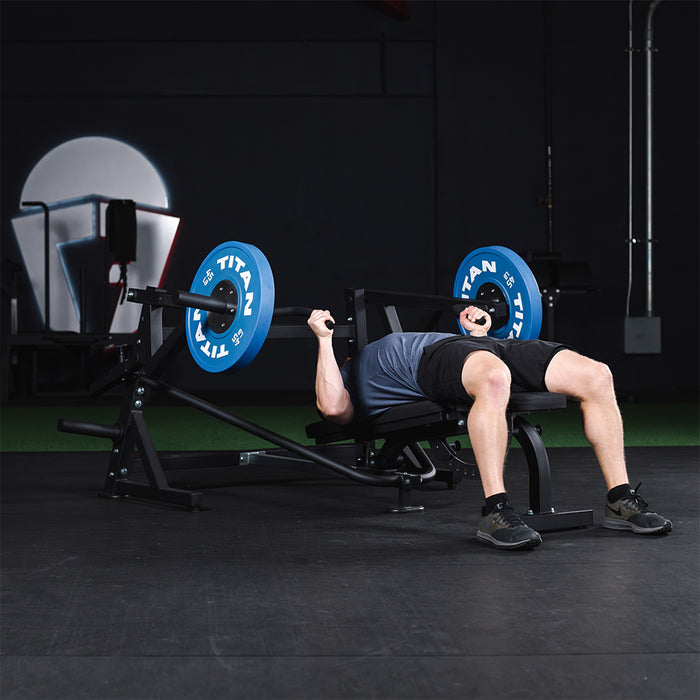 Plate-Loaded Chest Press Machine