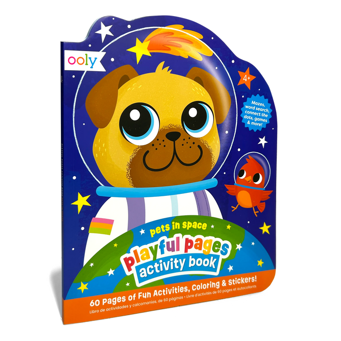 Playful Pages: Activity Book - Pets in Space - Wee Bee Baby Boutique