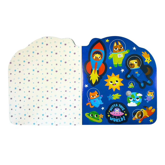 Playful Pages: Activity Book - Pets in Space - Wee Bee Baby Boutique