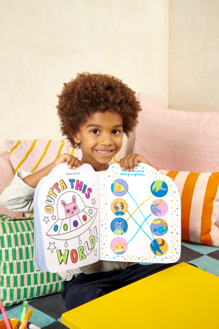 Playful Pages: Activity Book - Pets in Space - Wee Bee Baby Boutique