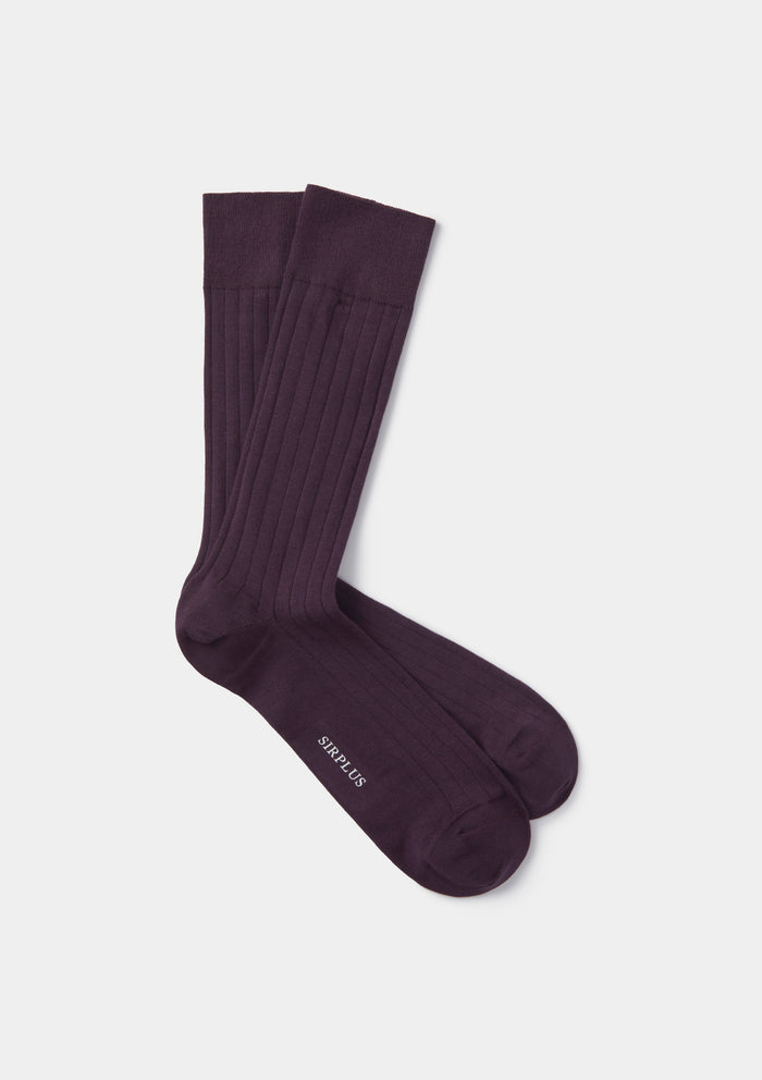 Plum Dress Socks, Socks - SIRPLUS