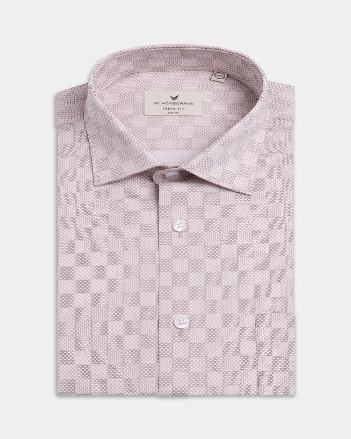 Plum Printed Shirt - Maxima