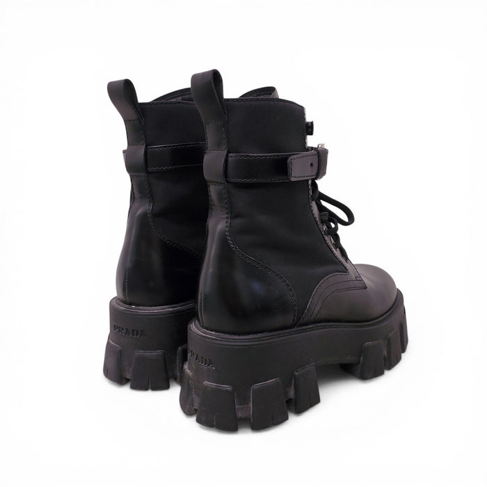 PRADA MOTO BOOTS - SIZE 35.5