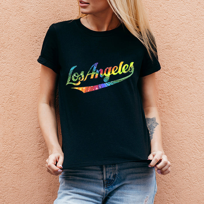 Rainbow Glitter Patterned HTV