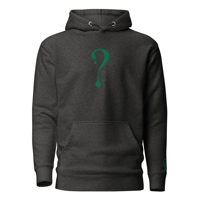 Pullover Hoodie with Green Dripper Embroidery
