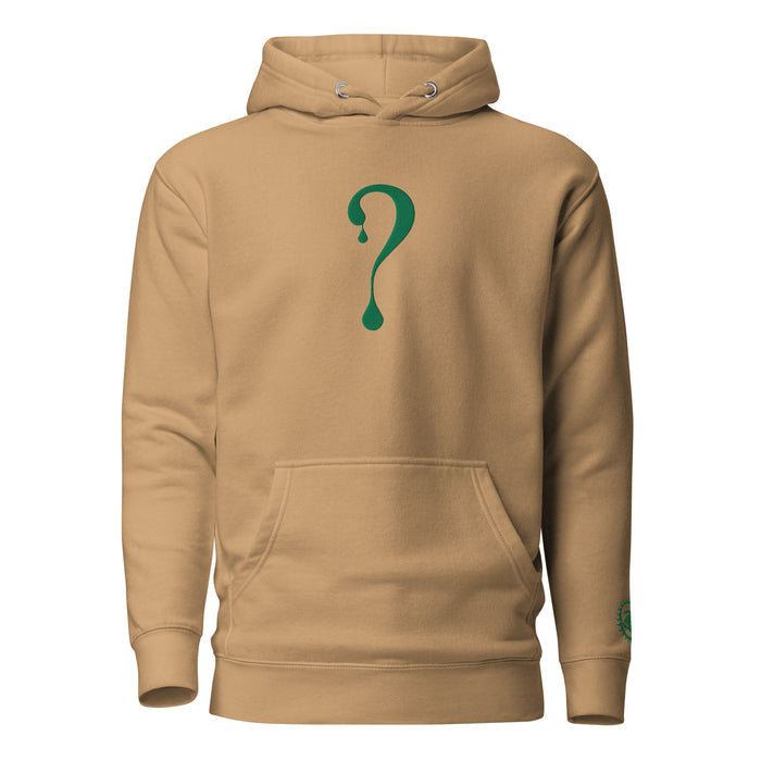 Pullover Hoodie with Green Dripper Embroidery