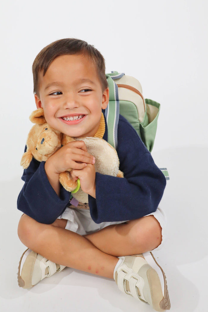 Puppy Itzy Friends Lovey Plush + Teether Toy - Wee Bee Baby Boutique
