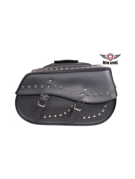 PVC Saddlebag With Studs 4068: Dimensions - 18