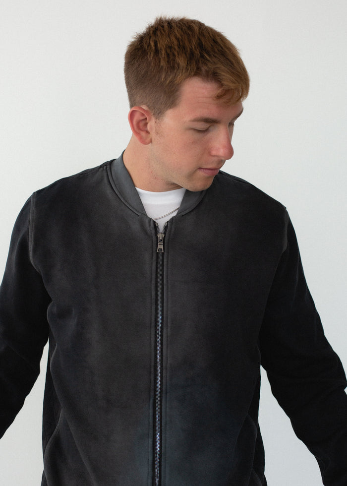 Quilted Bomber Jacket