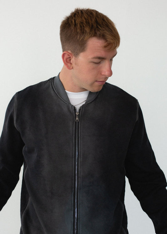 Quilted Bomber Jacket