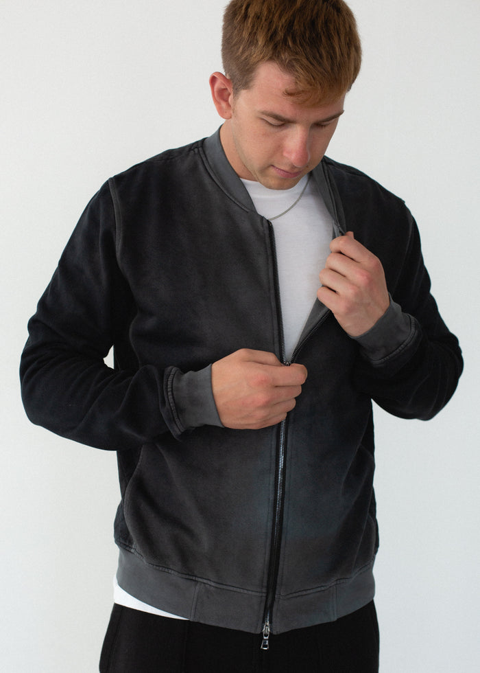 Quilted Bomber Jacket