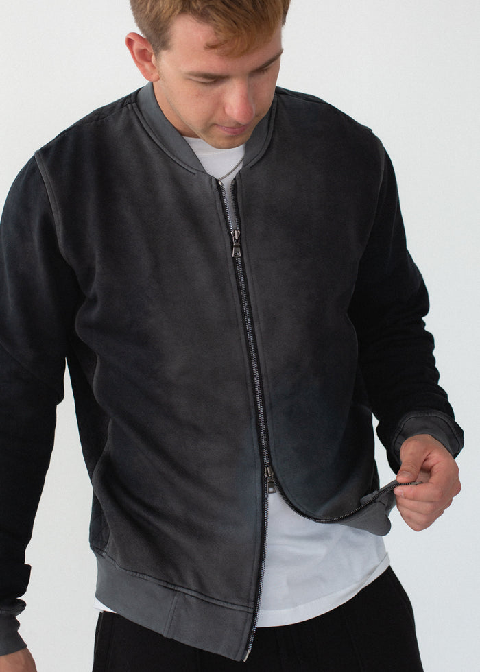Quilted Bomber Jacket