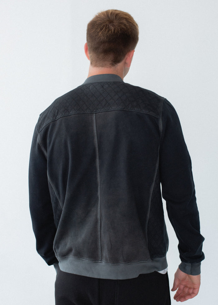 Quilted Bomber Jacket