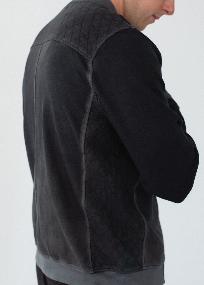 Quilted Bomber Jacket