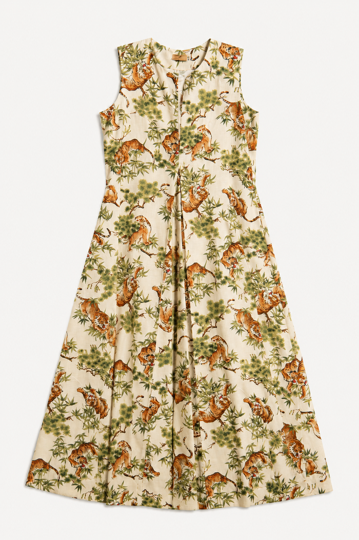 Rakia Cotton Tiger Dress
