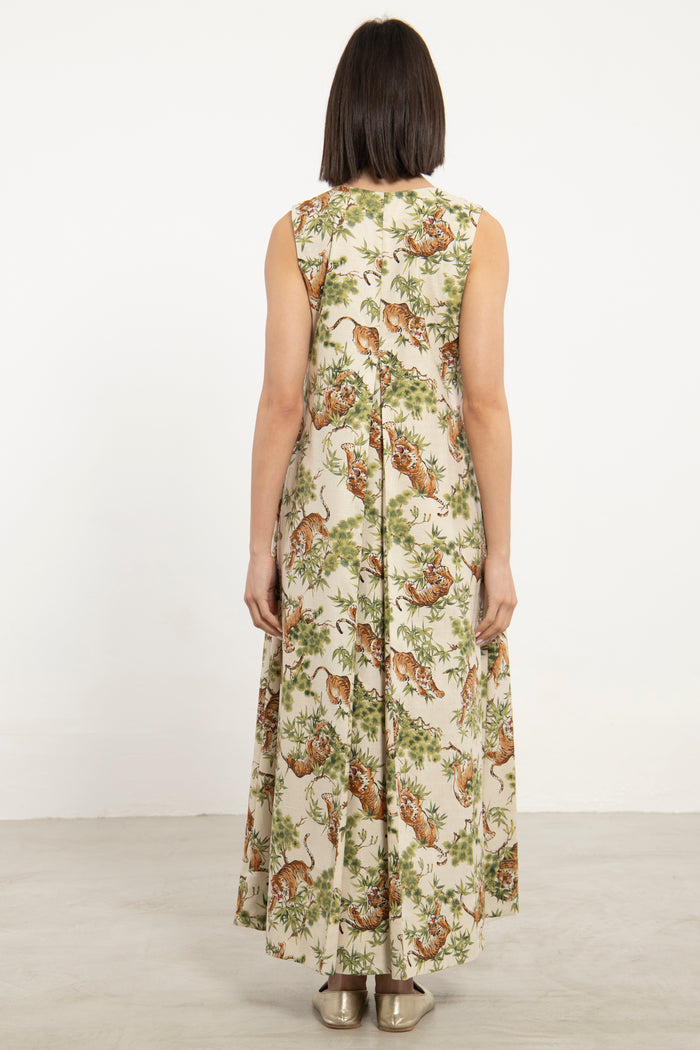 Rakia Cotton Tiger Dress