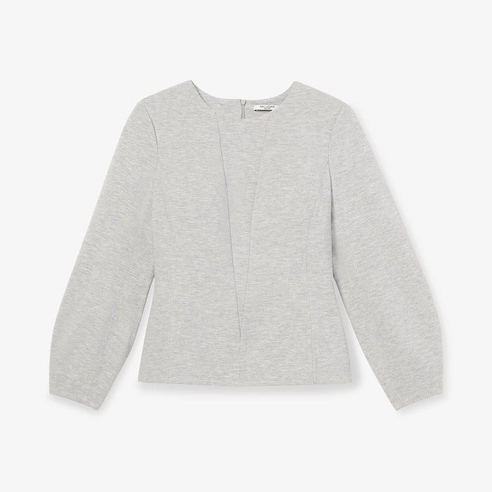 Packshot image of the Rashida Top in Gray Melange