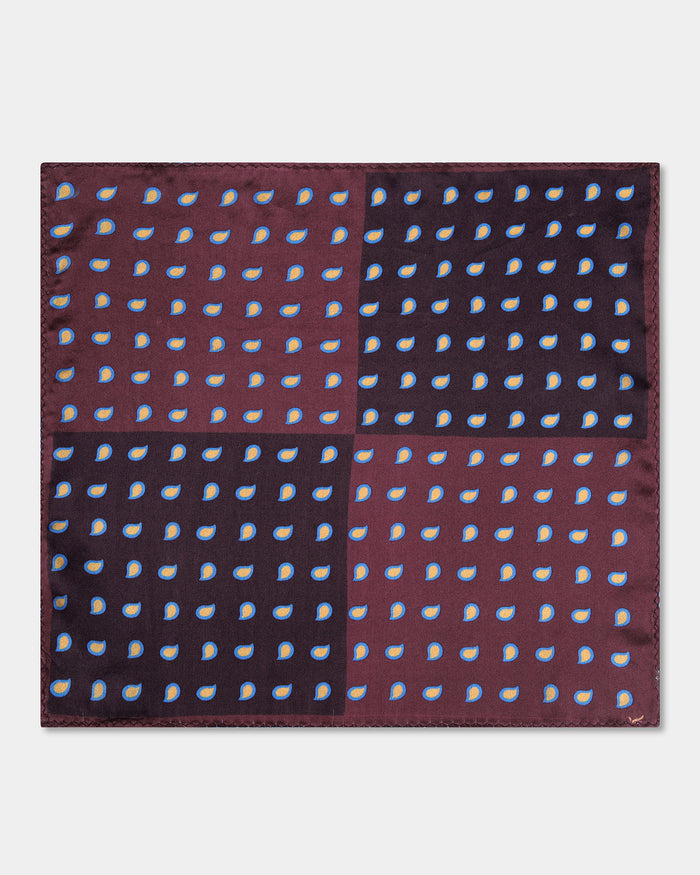 Accessories Regular Fit 4 Ways Print Pocket Square