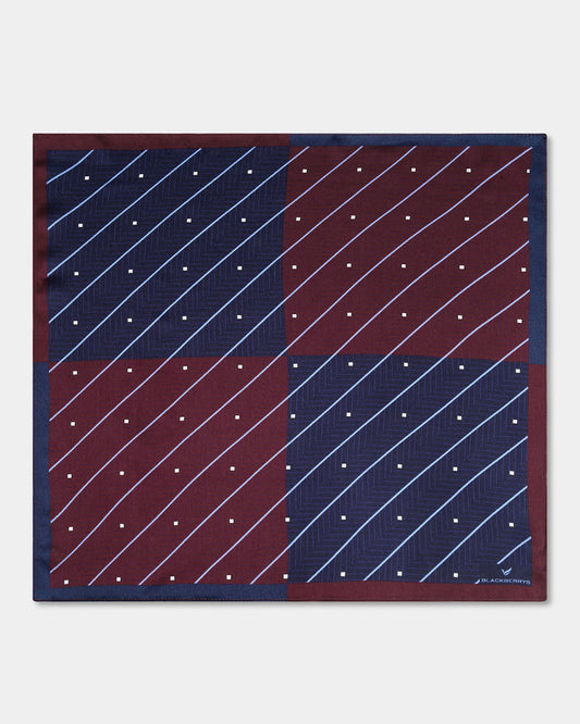 Accessories Regular Fit 4 Ways Print Pocket Square