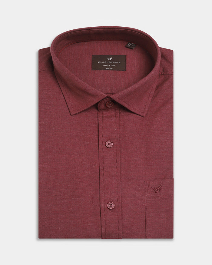 Red Solid Shirt - Ariss