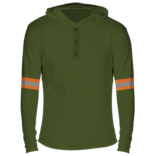 Reflectorized Hooded Buttoned Longsleeves (HL15)