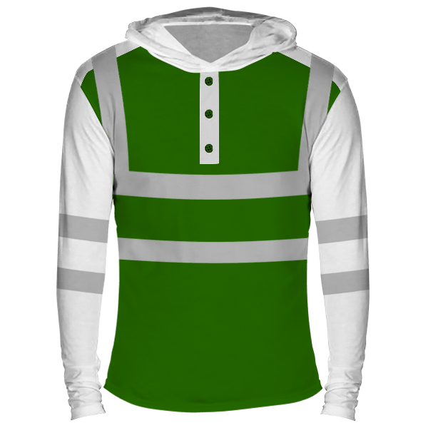 Reflectorized Hooded Buttoned Longsleeves (HL20)