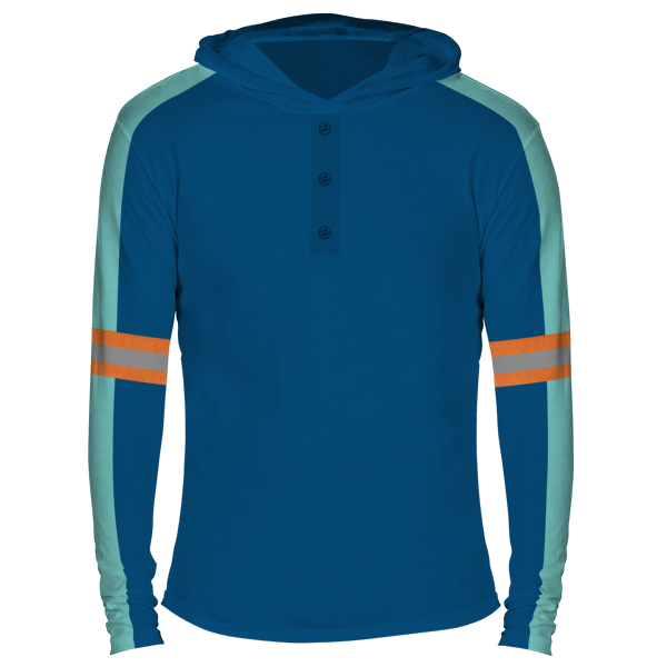 Reflectorized Hooded Buttoned Longsleeves (HL23)