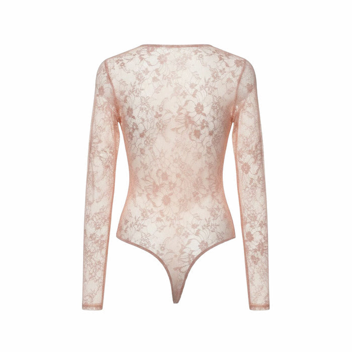 RÊVE RICHE NUDE LACE BODYSUIT - SIZE 34