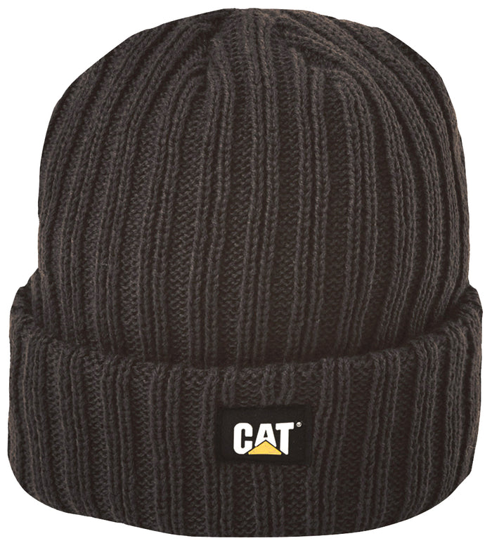 Rib Watch Cap/Beanie Black W01443