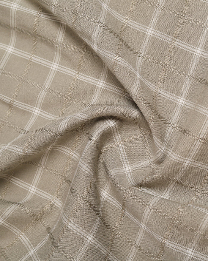 Sage Green Check Shirt - Linster