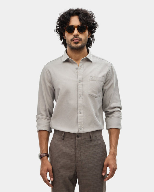Sage Green Textured Shirt - Caty