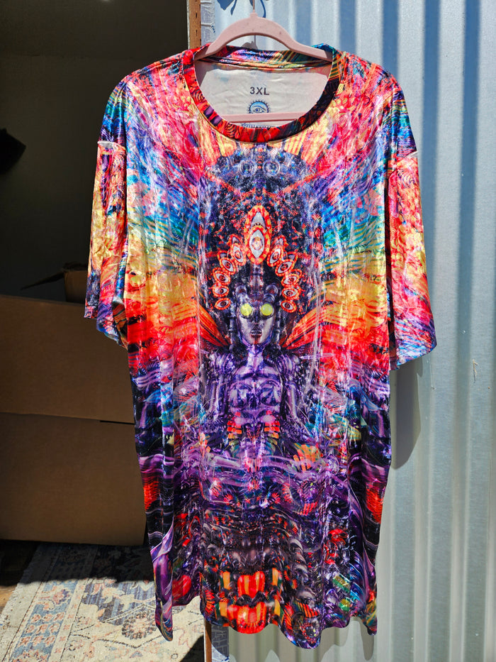 SALE: 3X Isis/Ina May Banjo Glass Remix Velvet T-Shirt