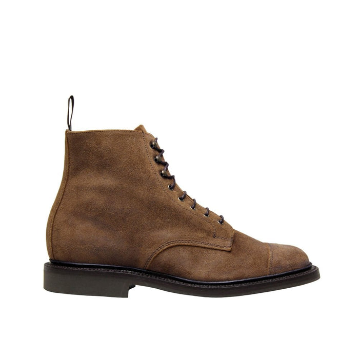 Aubin Snuff Waxy Suede Sanders Craig Cap Derby Boot | Footwear